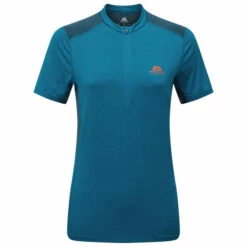 Mountain Equipment Women's Nava S/S Zip T - Sport Shirt