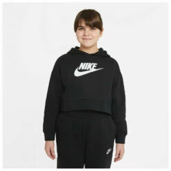 Nike Girl's Sportswear Club Cropped - Hoodie 9 Nike Girl's Sportswear Club Cropped - Hoodie -Outdoor Equipment Sales Shop nike girls sportswear club cropped hoodie detail 3
