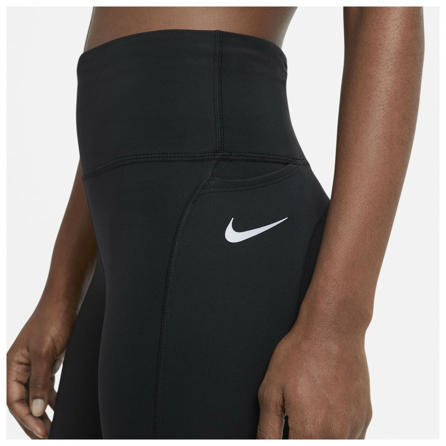 Nike Women's Fast Mid-Rise Crop Running Leggings - Running Tights 5 Nike Women's Fast Mid-Rise Crop Running Leggings - Running Tights - Image 3