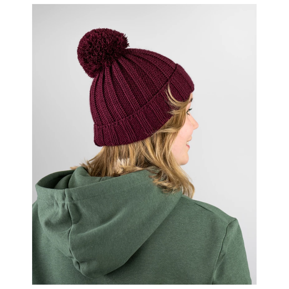 Treeanie Folded Knitted Pom Pom - Beanie 4 Treeanie Folded Knitted Pom Pom - Beanie - Image 2