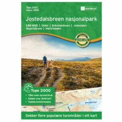 Jostedalsbreen Nasjonalpark 1/50 - Hiking Map