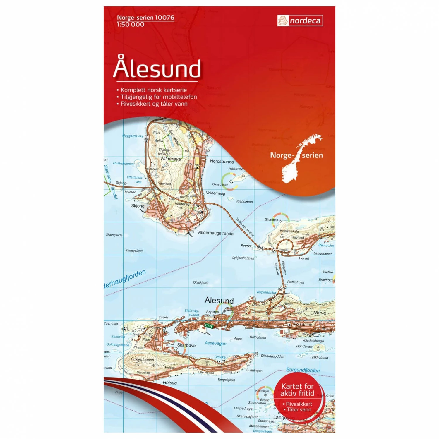 Wander-Outdoorkarte: Ålesund 1/50 - Hiking Map 3 Wander-Outdoorkarte: Ålesund 1/50 - Hiking Map