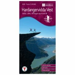 Wander-Outdoorkarte: Hardangervidda Vest 1/50 - Hiking Map