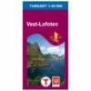 Wander-Outdoorkarte: Vest-Lofoten 1/50 - Hiking Map -Outdoor Equipment Sales Shop nordeca wander outdoorkarte vest lofoten 1 50 hiking map