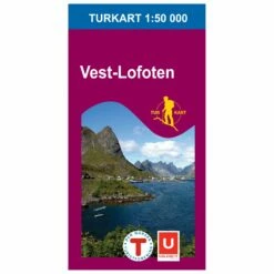 Wander-Outdoorkarte: Vest-Lofoten 1/50 - Hiking Map