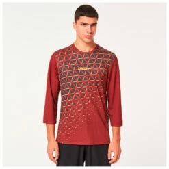 Oakley Flow 3/4 Jersey - Cycling Jersey -Outdoor Equipment Sales Shop oakley flow 3 4 jersey cycling jersey detail 4