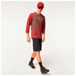 Oakley Flow 3/4 Jersey - Cycling Jersey -Outdoor Equipment Sales Shop oakley flow 3 4 jersey cycling jersey detail 9