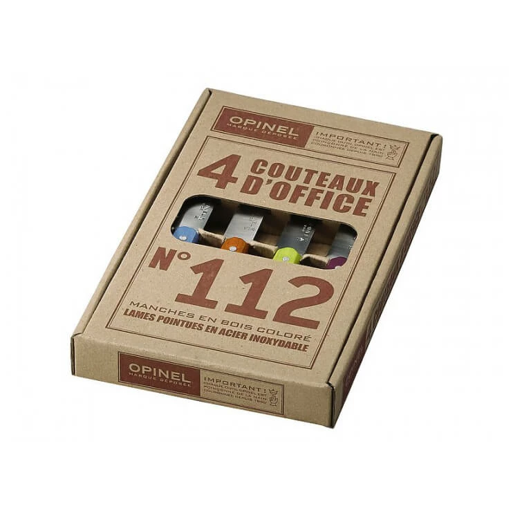 Opinel Kitchen Knife Set (4-Colour-Pack) 4 Opinel Kitchen Knife Set (4-Colour-Pack) - Image 2