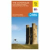 Cotswolds (The) Outdoor - Hiking Map -Outdoor Equipment Sales Shop ordnance survey cotswolds the outdoor hiking map