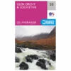 Glen Orchy / Loch Etive - Hiking Map -Outdoor Equipment Sales Shop ordnance survey glen orchy loch etive hiking map