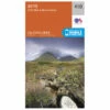 Skye / Portree / Bracadale - Hiking Map -Outdoor Equipment Sales Shop ordnance survey skye portree bracadale hiking map