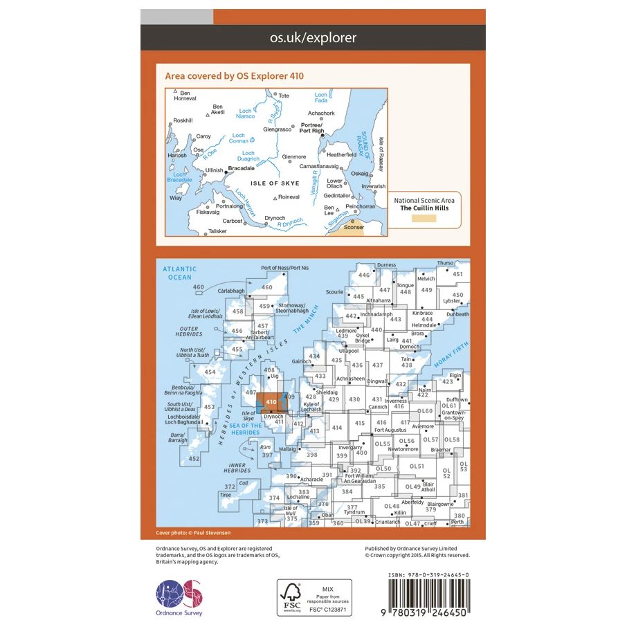 Skye / Portree / Bracadale - Hiking Map 4 Skye / Portree / Bracadale - Hiking Map - Image 2