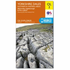 Yorkshire Dales - Southern & Western Areas Outdoor - Hiking Map