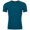 Ortovox 120 Cool Tec Mountain Logo T-Shirt - Merino Shirt