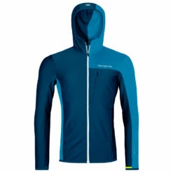 Ortovox Fleece Light Grid Hooded Jacket - Fleece Jacket