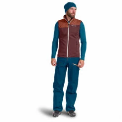 Ortovox Fleece Plus Vest - Fleece Vest -Outdoor Equipment Sales Shop ortovox fleece plus vest fleece vest detail 5