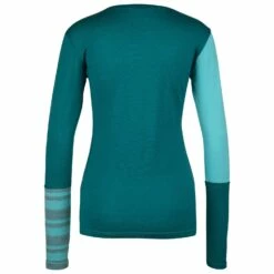 Ortovox Women's 185 Rock'N'Wool Long Sleeve - Merino Base Layer 9 Ortovox Women's 185 Rock'N'Wool Long Sleeve - Merino Base Layer -Outdoor Equipment Sales Shop ortovox womens 185 rocknwool long sleeve merino base layer detail 4