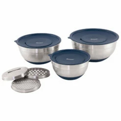 Outwell Chef Bowl Set With Lids & Graters - Set Of Dishes