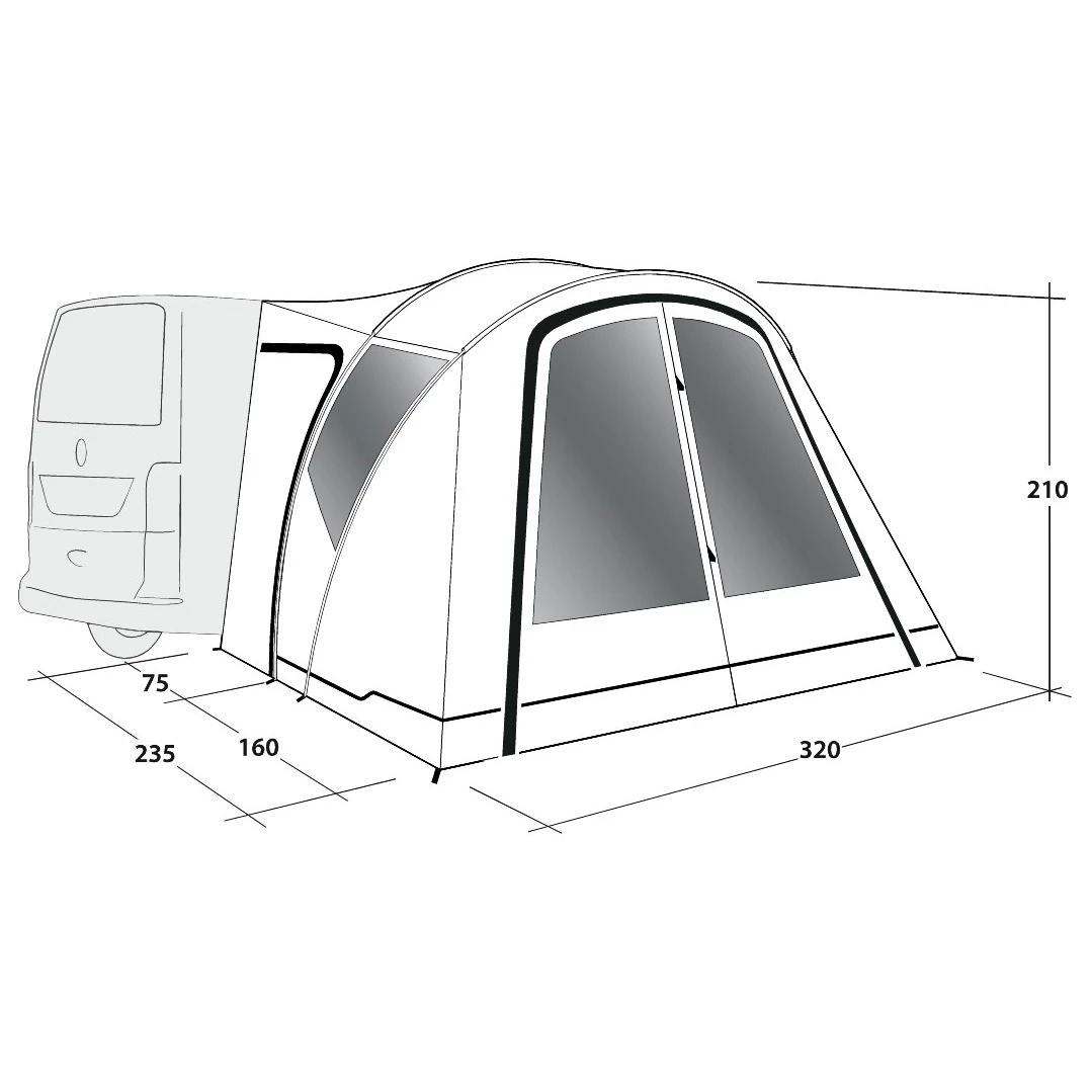 Outwell Lakecrest - Motorhome Awning 7 Outwell Lakecrest - Motorhome Awning - Image 5