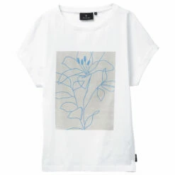 Women's T-Shirt Cayenne Flower Lines - T-shirt