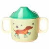 Rice Melamine 2 Handle Baby Cup With Animal Print - Mug