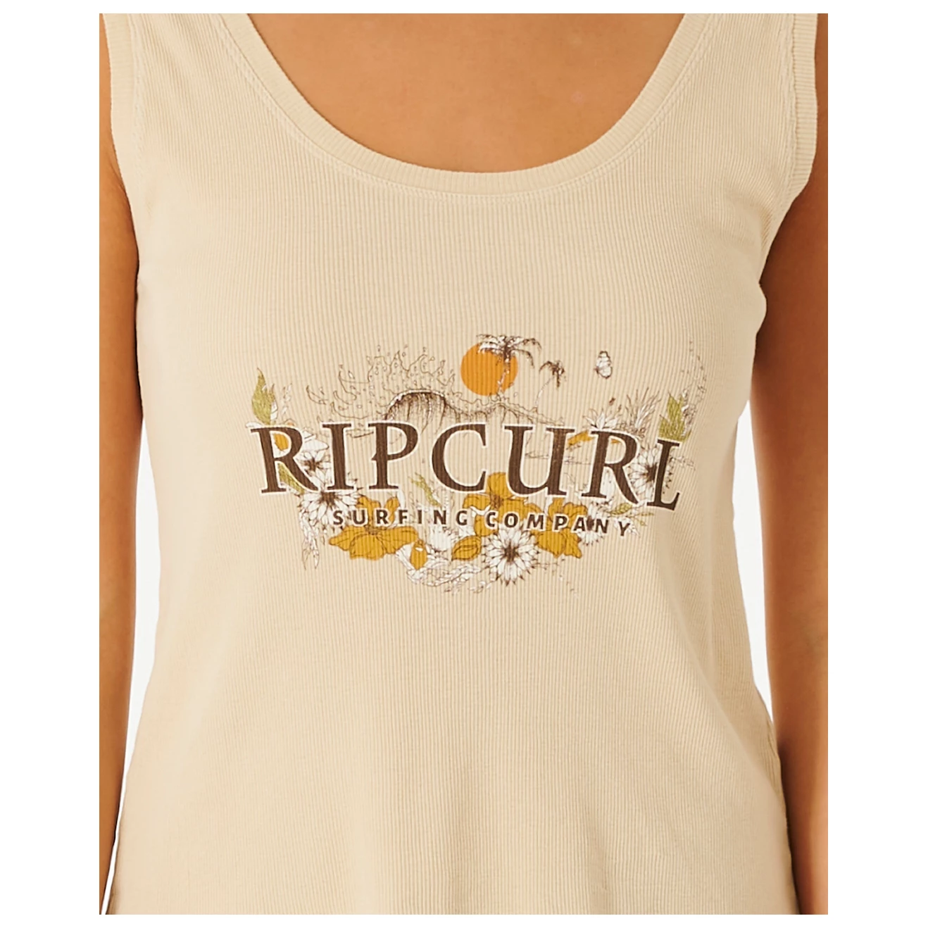 Rip Curl Women's Oceans Together Ribbed Tank - Tank Top 7 Rip Curl Women's Oceans Together Ribbed Tank - Tank Top - Image 5