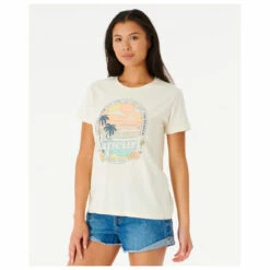 Rip Curl Women's Sun Salt Standard Tee - T-shirt -Outdoor Equipment Sales Shop rip curl womens sun salt standard tee t shirt detail 3