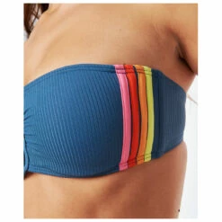 Rip Curl Women's Wave Shapers Stripe Bandeau - Bikini Top -Outdoor Equipment Sales Shop rip curl womens wave shapers stripe bandeau bikini top detail 5