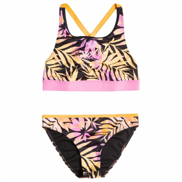 Roxy Kid's Active Joy Crop Top Set - Bikini 3 Roxy Kid's Active Joy Crop Top Set - Bikini