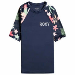 Roxy Kid's Printed Sleeves S/S - Lycra