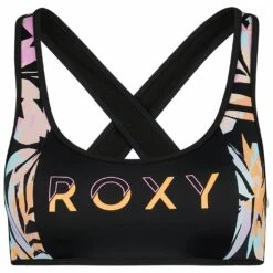 Women's Roxy Active Athletic Bra Printed - Bikini Top