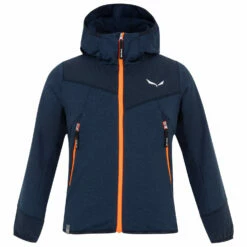 SALEWA Kid's Agner Melange PolarLite Full Zip Hoody - Fleece Jacket