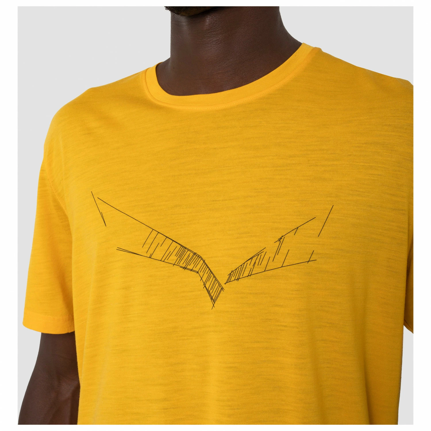 SALEWA Pure Eagle Sketch Alpine Merino T-shirt - Merino Shirt 6 SALEWA Pure Eagle Sketch Alpine Merino T-shirt - Merino Shirt - Image 4