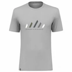 SALEWA Pure Stripes Dry T-Shirt - Sport Shirt