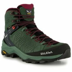SALEWA Women's Alp Trainer 2 Mid GTX - Walking Boots 12 SALEWA Women's Alp Trainer 2 Mid GTX - Walking Boots -Outdoor Equipment Sales Shop salewa womens alp trainer 2 mid gtx walking boots detail 2