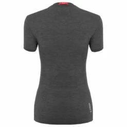 SALEWA Women's Zebru Fresh AMR T-Shirt - Merino Base Layer 5 SALEWA Women's Zebru Fresh AMR T-Shirt - Merino Base Layer -Outdoor Equipment Sales Shop salewa womens zebru fresh amr t shirt merino base layer detail 2
