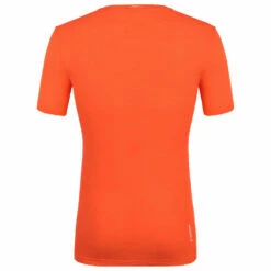 SALEWA Zebru Fresh AMR T-Shirt - Merino Base Layer 5 SALEWA Zebru Fresh AMR T-Shirt - Merino Base Layer -Outdoor Equipment Sales Shop salewa zebru fresh amr t shirt merino base layer detail 2