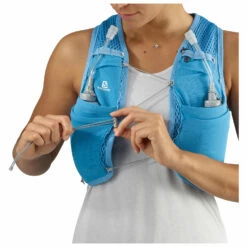 Salomon Women's Active Skin 8 Set - Running Vest 16 Salomon Women's Active Skin 8 Set - Running Vest -Outdoor Equipment Sales Shop salomon womens active skin 8 set running vest detail 7