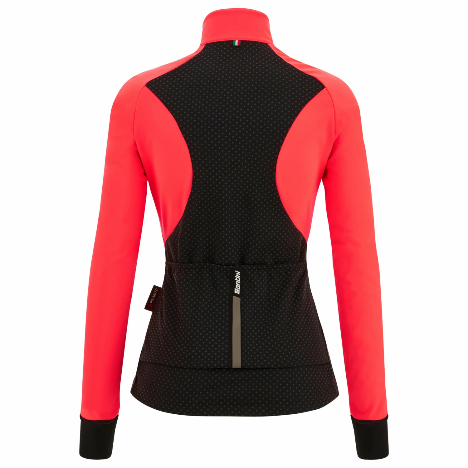 Santini Women's 3W Coral Bengal Winter Jacket - Cycling Jacket 5 Santini Women's 3W Coral Bengal Winter Jacket - Cycling Jacket - Image 3