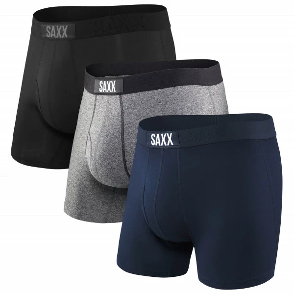 Saxx Ultra Super Soft Boxer Brief Fly 3-Pack - Synthetic Base Layer 3 Saxx Ultra Super Soft Boxer Brief Fly 3-Pack - Synthetic Base Layer