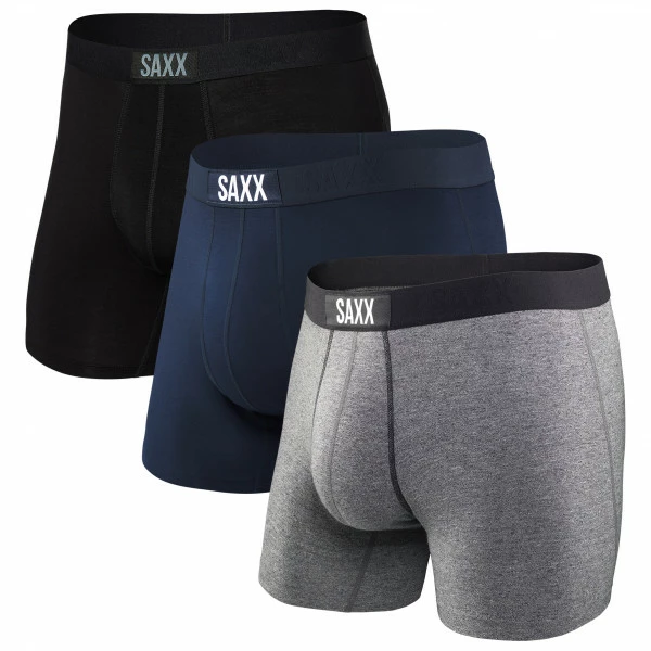 Saxx Vibe Super Soft Boxer Brief 3-Pack - Synthetic Base Layer 3 Saxx Vibe Super Soft Boxer Brief 3-Pack - Synthetic Base Layer