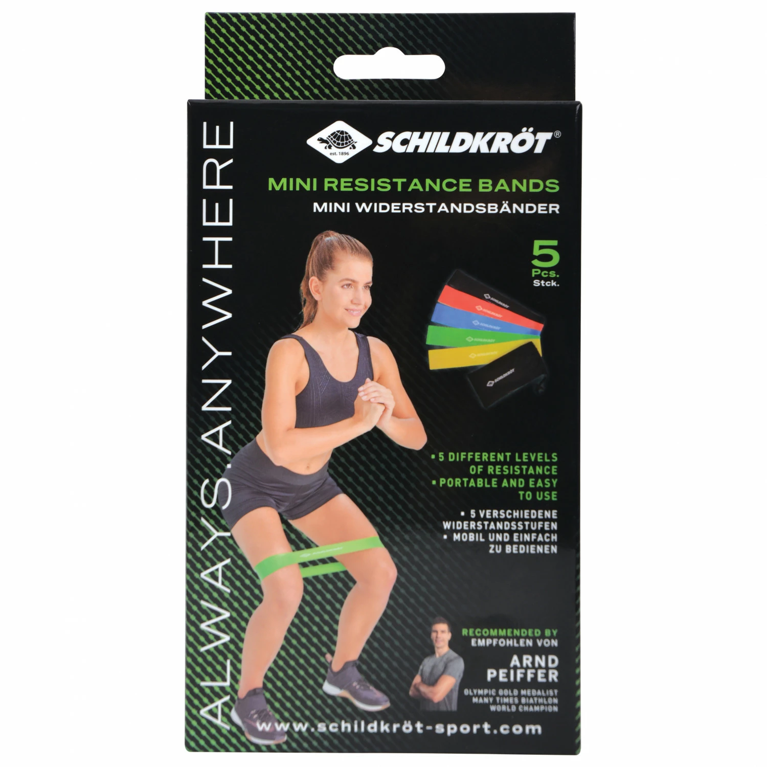 Mini Resistance Band 5er Set - Exercise Band 4 Mini Resistance Band 5er Set - Exercise Band - Image 2