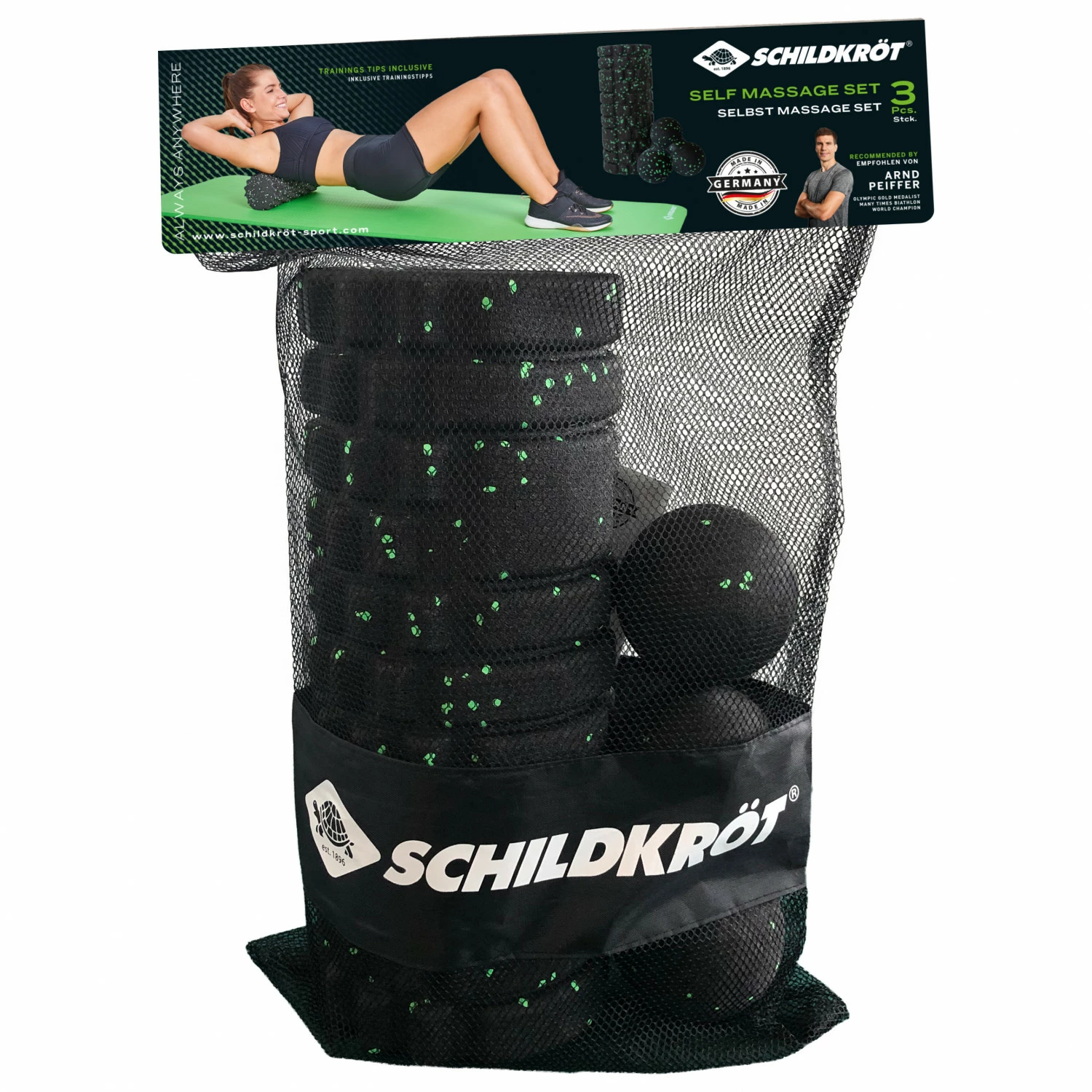 Selbstmassage Set 3-teilig - Foam Roller 7 Selbstmassage Set 3-teilig - Foam Roller - Image 5