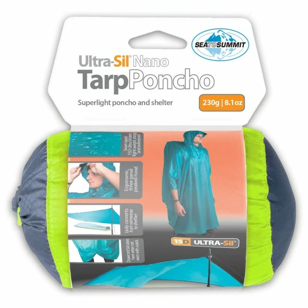 Sea To Summit Ultra-Sil Nano 15D Tarp-Poncho 3 Sea To Summit Ultra-Sil Nano 15D Tarp-Poncho