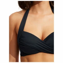 Seafolly Women's Collective Twist Soft Cup Halter - Bikini Top -Outdoor Equipment Sales Shop seafolly womens collective twist soft cup halter bikini top detail 3