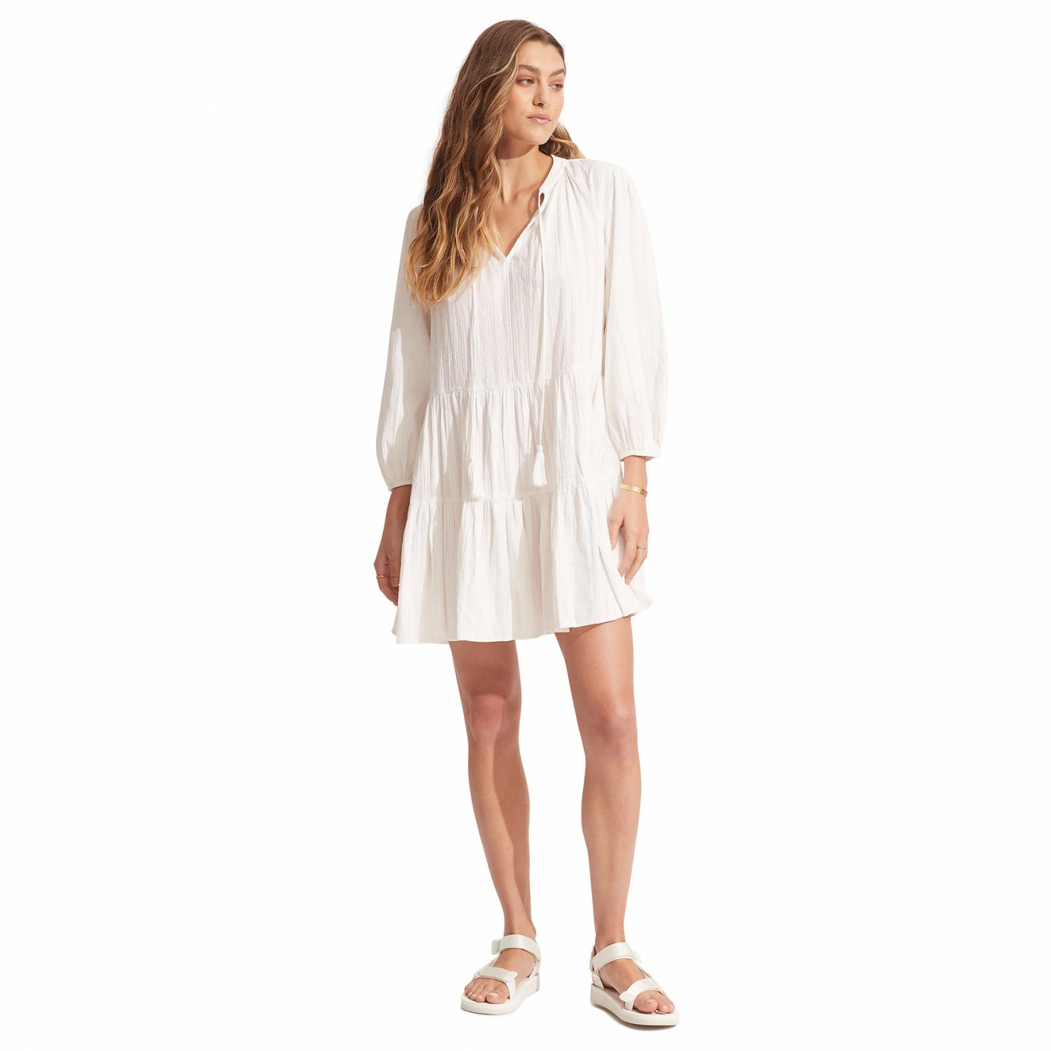 Seafolly Women's Market Tier Dress - Dress 5 Seafolly Women's Market Tier Dress - Dress - Image 3