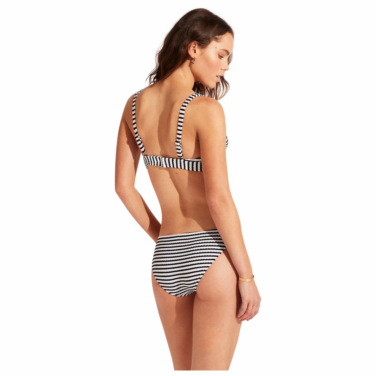 Seafolly Women's Sorrentostripe Longline Tri Bra - Bikini Top 5 Seafolly Women's Sorrentostripe Longline Tri Bra - Bikini Top - Image 3