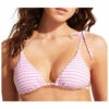 Seafolly Women's Sorrentostripe Slide Tri - Bikini Top