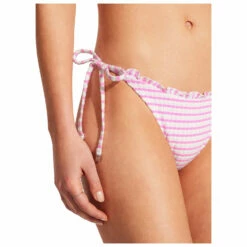 Seafolly Women's Sorrentostripe Tie Side Rio - Bikini Bottom 7 Seafolly Women's Sorrentostripe Tie Side Rio - Bikini Bottom -Outdoor Equipment Sales Shop seafolly womens sorrentostripe tie side rio bikini bottom detail 3