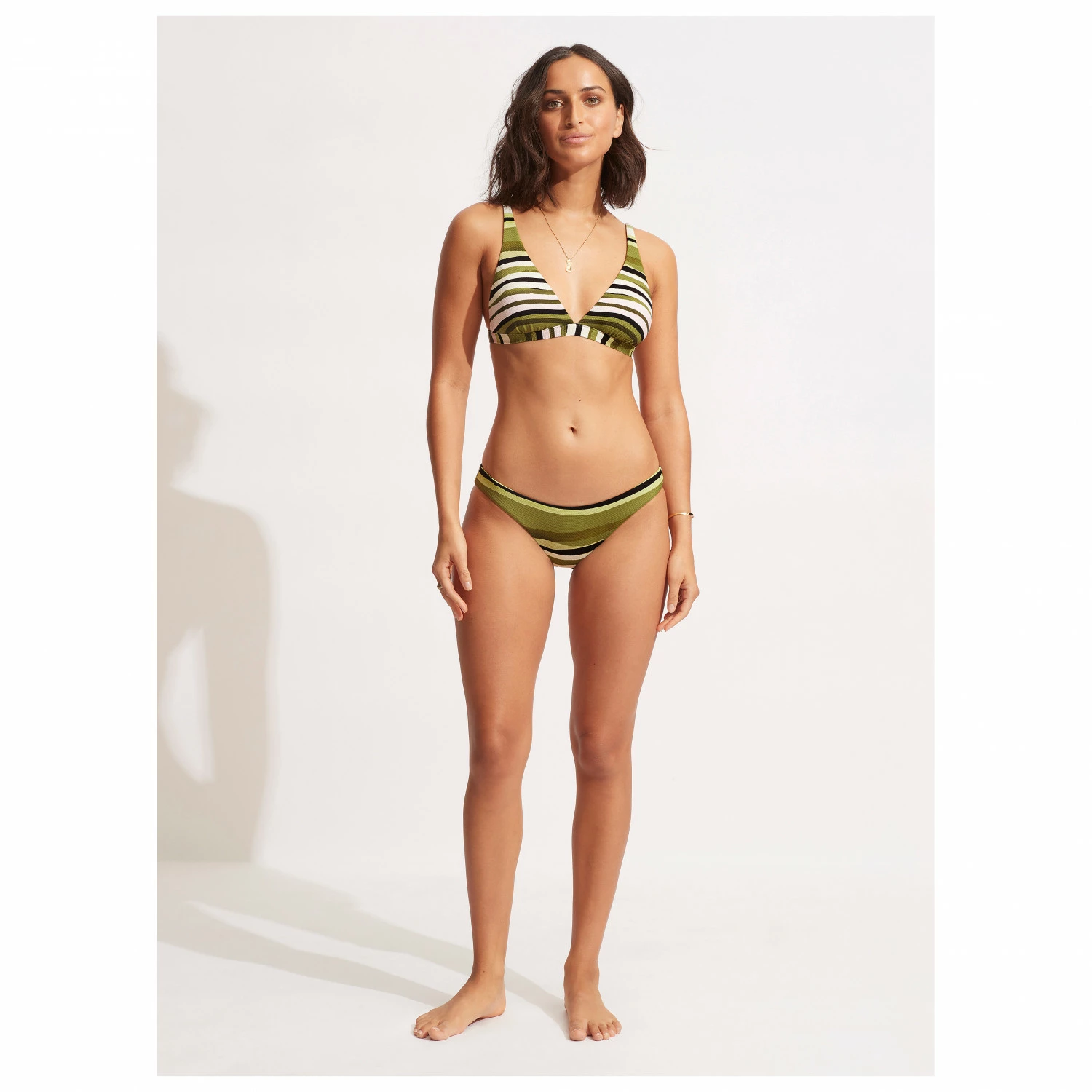 Seafolly Women's Sun Stripe Longline Tri - Bikini Top 5 Seafolly Women's Sun Stripe Longline Tri - Bikini Top - Image 3